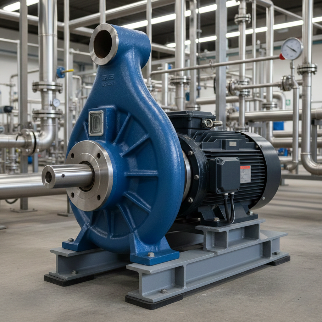 end suction centrifugal process pump