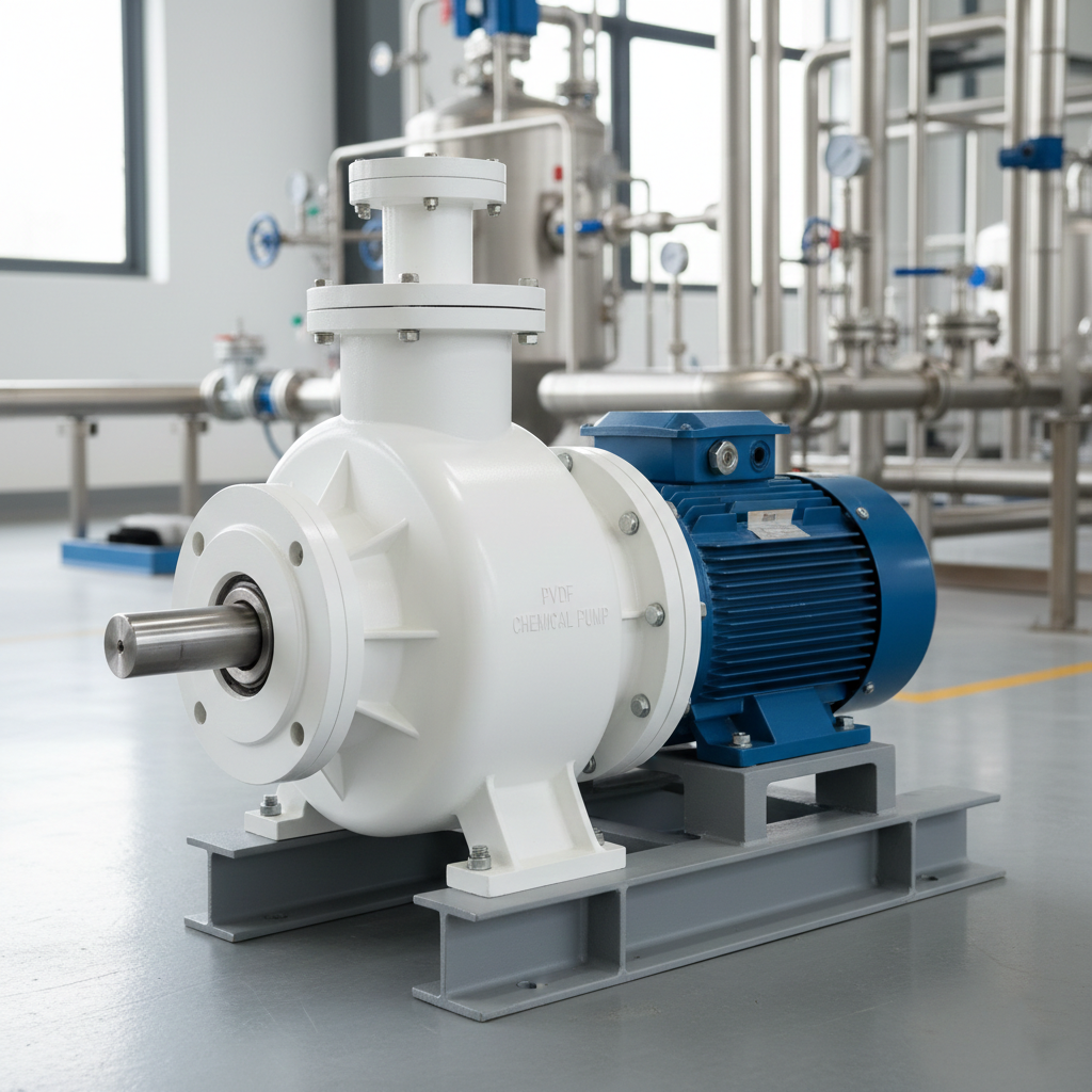 pvdf centrifugal process pump